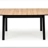Стол обеденный Halmar BARRIL 130 (дуб артизан/черный)