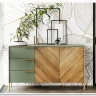 Гостиная Siena дымчатый зеленый/дуб вотан BRW