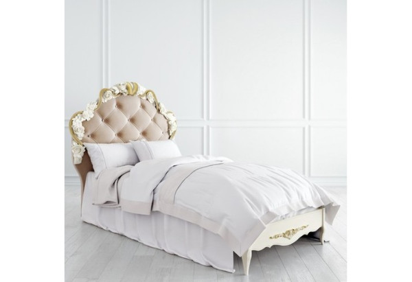 Купить Кровать с мягким изголовьем 90*190 Romantic R409-K02-AG-B01 с доставкой по России по цене производителя можно в магазине Другая Мебель в Тольятти