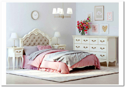 Кровать с мягким изголовьем 120*200 Romantic Kreind