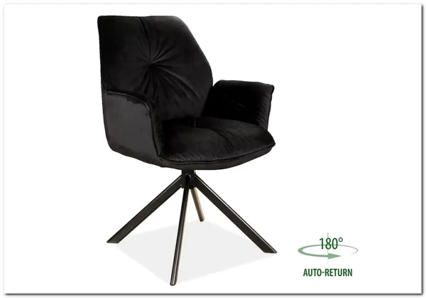 Стул кухонный Signal BOOGIE II Velvet Bluvel 19 черный/черный мат Стул кухонный Signal BOOGIE II Velvet Bluvel 19 черный/черный мат