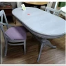 Стол Диалог 6 обеденный овальный на балясинах (раздвижной) BOSSANOVA