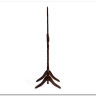 Зеркало напольное с поворотным механизмом МС-4001 walnut (орех)