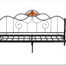 Купить Кровать Federica (mod. AT-881) 90*200 см (Day bed), красный дуб/черный с доставкой по России по цене производителя можно в магазине Другая Мебель в Тольятти
