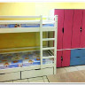 Двухъярусная кровать В-КР-040 80х190 Тимберс Кидс (массив сосны) по цене 37 900 руб. в магазине Другая Мебель в Тольятти