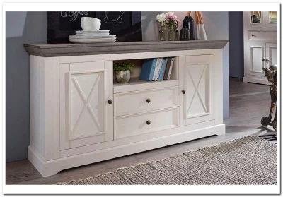 Комод 2 двери 2 ящика Форест (массив)