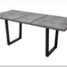 Стол ЛОФТ Бетон Портленд/ Черный 138 