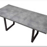 Стол ЛОФТ Бетон Портленд/ Черный 138 