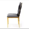 Стул кухонный K436  Halmar (серый/золотой)