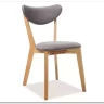 Стул кухонный Signal BRANDO (серый/дуб)
