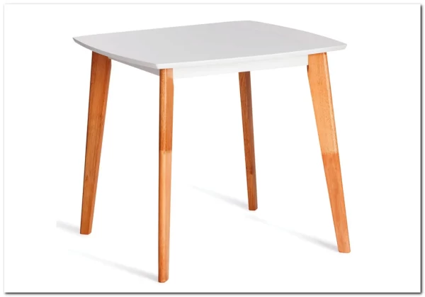 Стол обеденный Claire квадратный White (Белый) / Natural (натуральный) Стол обеденный Claire квадратный White (Белый) / Natural (натуральный)