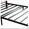 Купить Кровать AT-915 дерево гевея/металл 90*200 (Single bed), красный дуб/черный с доставкой по России по цене производителя можно в магазине Другая Мебель в Тольятти