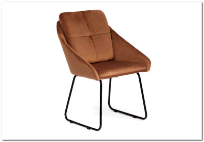 Кресло STAR (mod. CY-1919) коричневый (HLR11)/черный