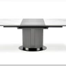 Стол обеденный Halmar DANCAN раскладной (белый мрамор/серый/черный)