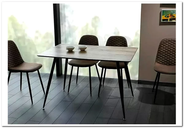 Стол обеденный Signal REMUS 120 орех/черный Стол обеденный Signal REMUS 120 орех/черный