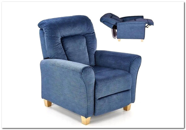 Кресло раскладное BARD  Halmar (темно-синий) Кресло раскладное BARD  Halmar (темно-синий)