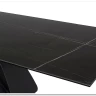Стол обеденный Signal DIUNA CERAMIC раскладной (черный мат)