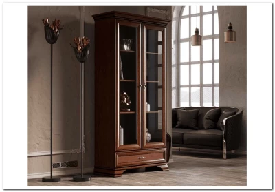 Витрина Кентаки REG2W1S каштан BRW