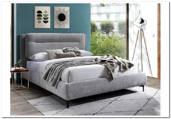 Кровать SIGNAL NIKOZJA Raven 06 светло-серый, 160/200