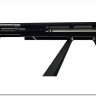 Стол FONDI 180 MARBLES NERO KL-116 Черный мрамор матовый, итальянская керамика/ черный каркас