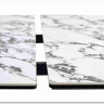 Стол VICENZA 180 раскладной GLOSS BULGARI WHITE, керамика / Черный, DISAUR