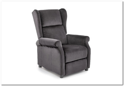Кресло AGUSTIN 2 раскладное  Halmar (серый)