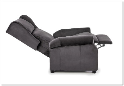 Кресло AGUSTIN 2 раскладное  Halmar (серый)