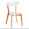Стул Claire White (Белый) / Natural (натуральный)