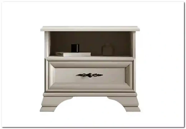 Купить Тумба прикроватная Кентаки S320-KOM1S белый BRW с доставкой по России по цене производителя можно в магазине Другая Мебель в Тольятти Купить Тумба прикроватная Кентаки S320-KOM1S белый BRW с доставкой по России по цене производителя можно в магазине Другая Мебель в Тольятти