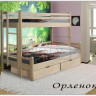 Двухъярусная кровать Орлёнок c нижним спальным местом 120/140 из сосны по цене 49 130 руб. в магазине Другая Мебель в Тольятти