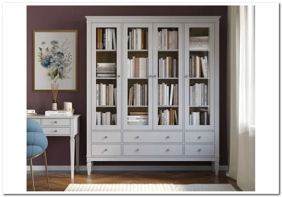 Шкаф для посуды Ольса-С 406 из массива сосны