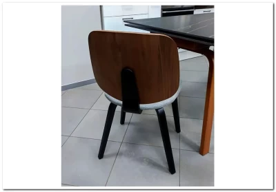 Стул кухонный Halmar K563 (серый/черный/орех)