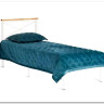 Купить Кровать Iris (mod.9311) дерево гевея/металл, 90*200 см (Single bed), Белый (White) с доставкой по России по цене производителя можно в магазине Другая Мебель в Тольятти