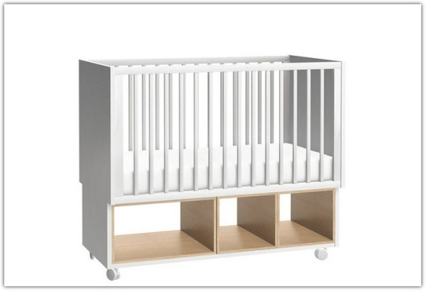Купить Детская кроватка 60X120 4You by VOX BV белый/дуб с доставкой по России по цене производителя можно в магазине Другая Мебель в Тольятти
