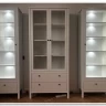 Стеллаж Ева (Хельга) REG/125 белый BRW