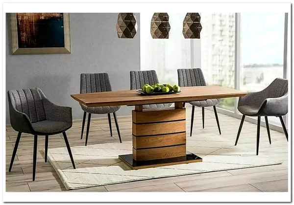 Стол обеденный Signal LEONARDO 140 раскладной (дуб/черный) Стол обеденный Signal LEONARDO 140 раскладной (дуб/черный)