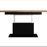 Стол-трансформер Halmar BUSETTI дуб вотан/черный мат