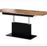 Стол-трансформер Halmar BUSETTI дуб вотан/черный мат