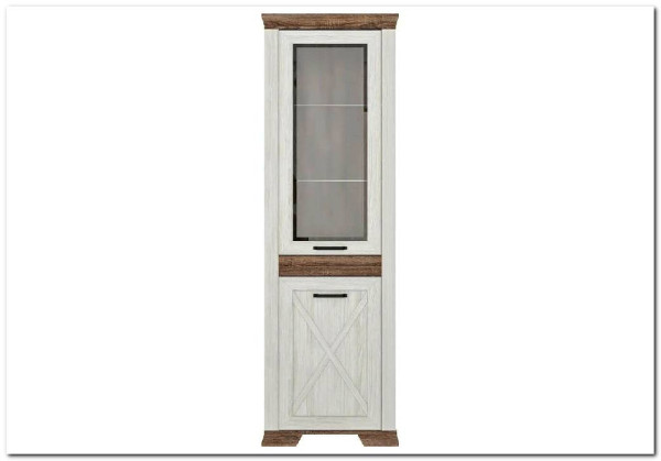 Витрина Marselle REG1W1DP BRW для гостиной по цене 24 660 руб.