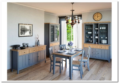 Стеллаж Сканди с ящиком серый 7046/антик